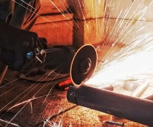 Angle Grinder Cutting